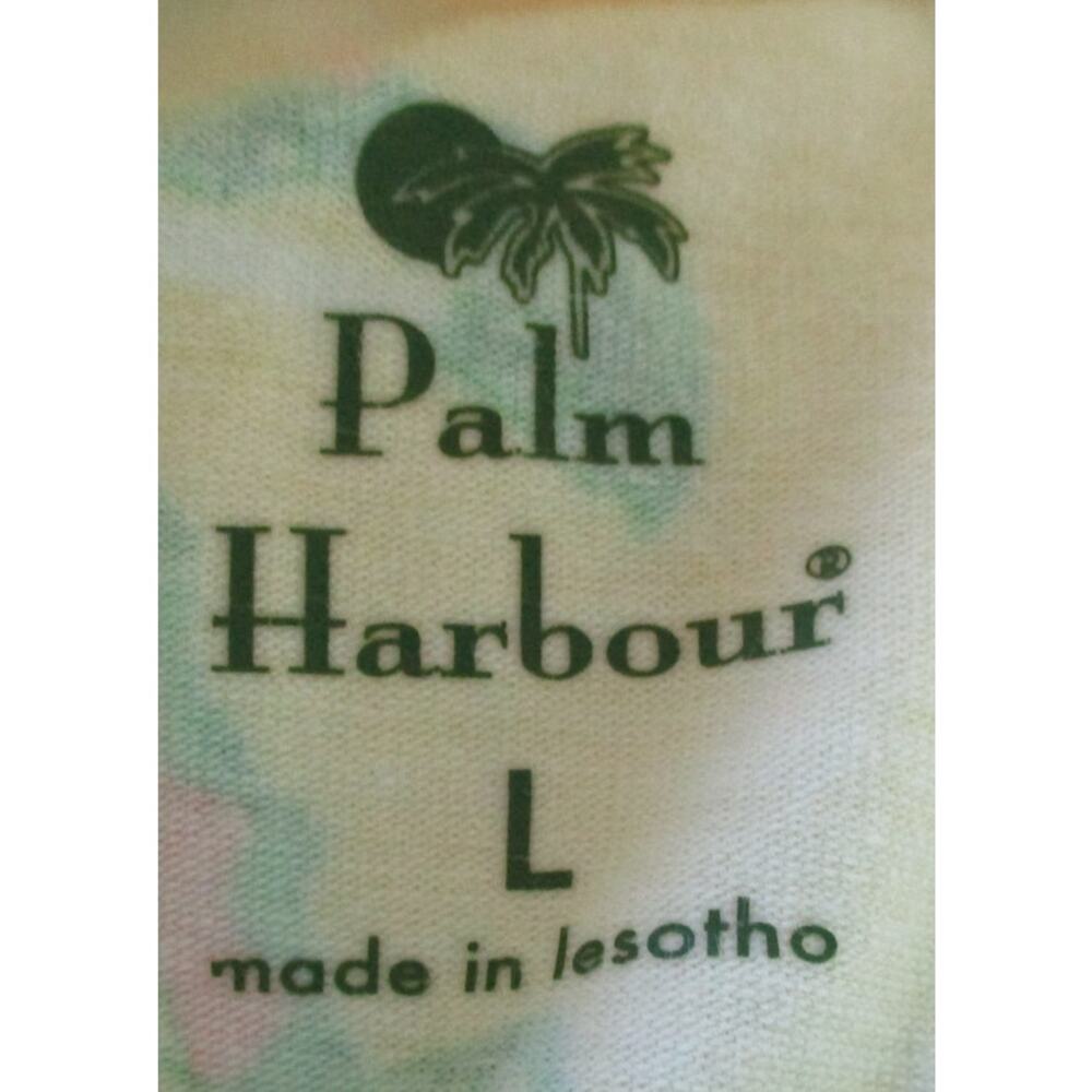 Palm Harbour Women's Sleeveless Yellow Starfish Stretch Polo Shirt Size Large - Picture 8 of 10